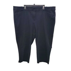 Lane Bryant Woman's The Allie Black Capri Dress‎ Career Pants Plus Size 26